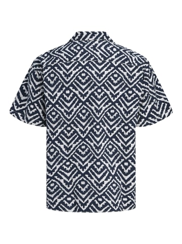 Jack & Jones Hemd JJMilo in marine weiß