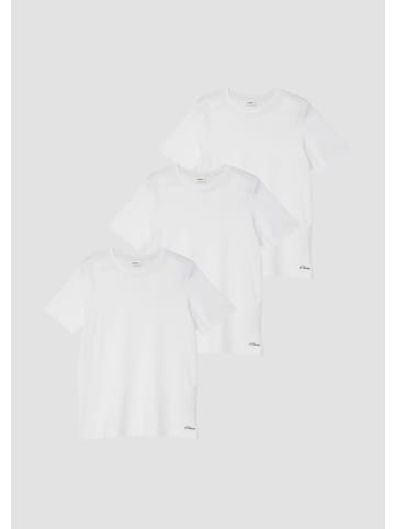 s.Oliver T-Shirt in 0100_weiß