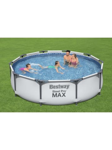 Bestway Steel Pro Max™ Frame Pool-Set, rund, mit Filterpumpe 305 x 76 cm