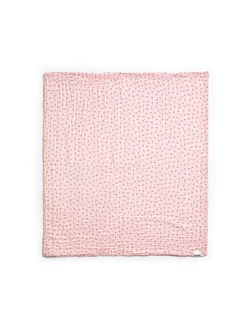 Elodie Details Crinkled Blanket - Sweethearts in Rosa 120 x 120cm