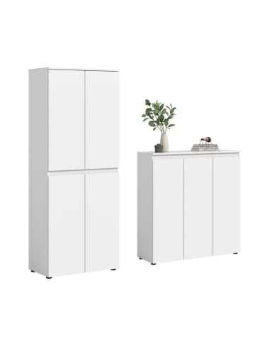 ebuy24 Schlafzimmer-Set Scarpa (2-teilig) Weiß 190 x 37 cm