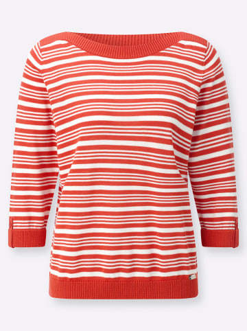 WITT WEIDEN Ringel-Pullover in terra-ecru-geringelt