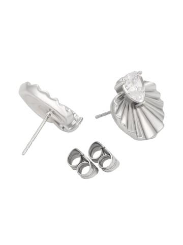 gaya Women Earrings in Silver White