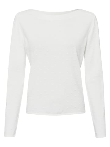 Zero  Pullover mit Punktstickerei in Offwhite