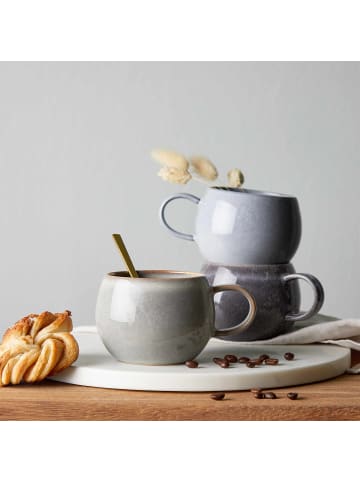 Butlers Tasse COTTAGE 4er-Set in Grau