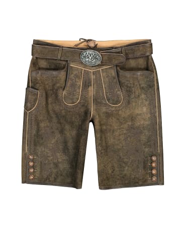 JP1880 Lederhose in braun