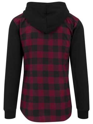 Urban Classics Flanell-Hemden in blk/burgundy/blk