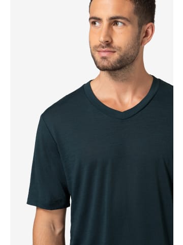 super.natural Merino T-Shirt in blau