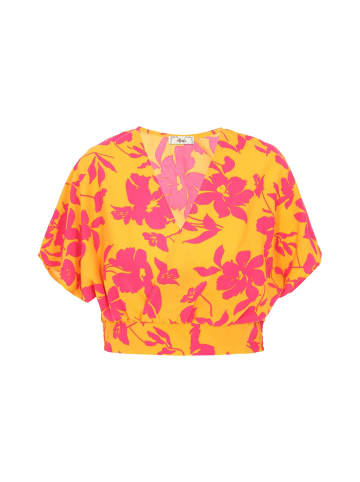 aleida Women Top in Yellow Multicolor