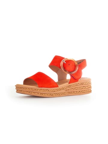 Gabor Fashion Plateau Sandalen in orange