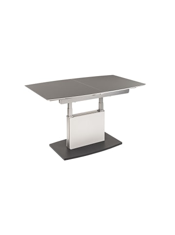 58 aufm Kessel COUCHTISCH Cesya 115x70x54 höhenverstellbar;ausziehbar Seidengrau/Umbragrau