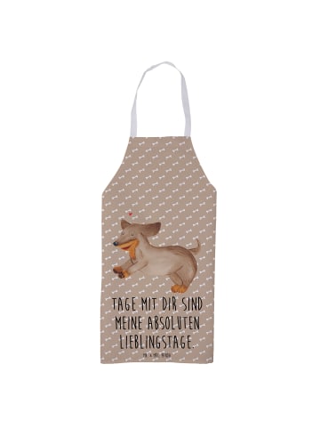 Mr. & Mrs. Panda Kochschürze Hund Dackel mit Spruch in Hundeglück