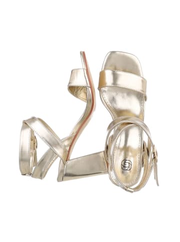 Ital-Design High-Heel Sandalette in Gold