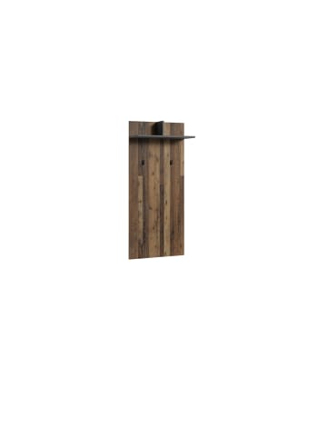 byLiving Garderobe Ben in Old Wood / Anthrazit - (B) 60 x (H) 136 x (T) 27 cm