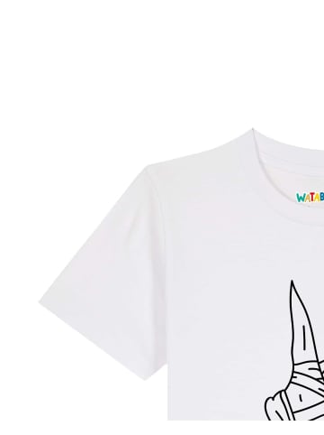 wat? Apparel T-Shirt Ballett Spitze in Weiß