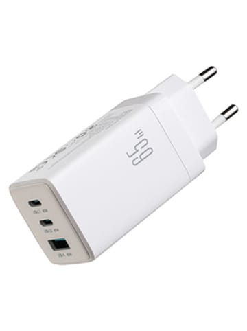 Joyroom Joyroom JR-TG10 65W GaN 2x USB-C USB-A WandLadegerät mit 100