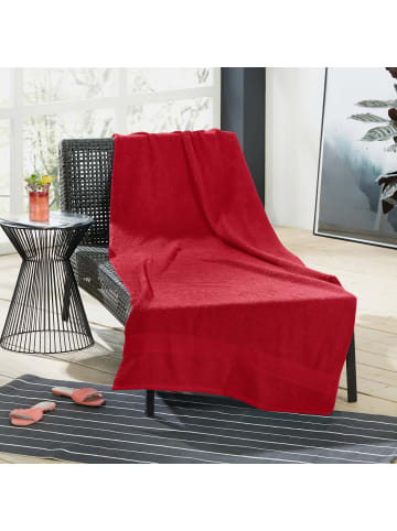REDBEST Frottier Liegetuch Chicago in rot