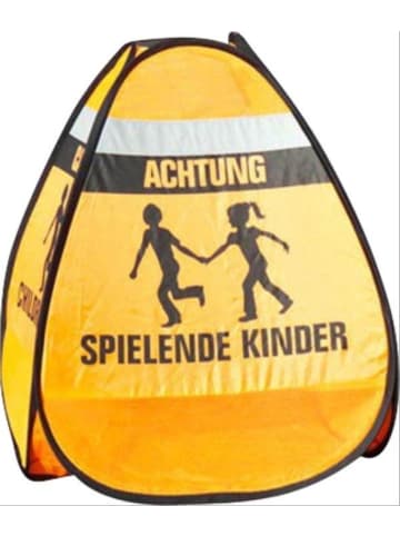 Reer 3D-Straßenwarnschild - Spielende Kinder in Rot ab 2 Jahre