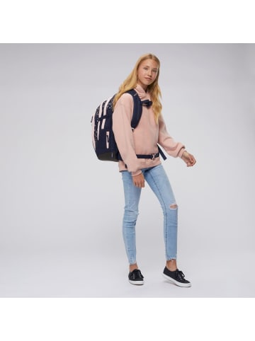 Satch Schulrucksack MATCH Bloomy Breeze in blau/rosa