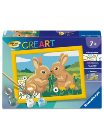 Ravensburger Verlag GmbH Nonbook - CreArt, Malen nach Zahlen Kinder - Hasenfreunde