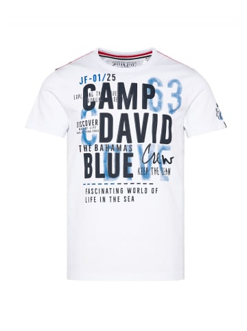 CAMP DAVID  T-Shirt in weiß