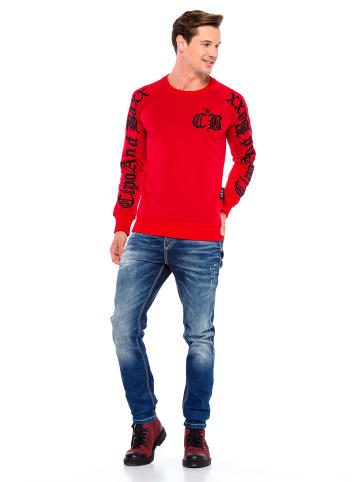 Cipo & Baxx Sweatshirt in Red