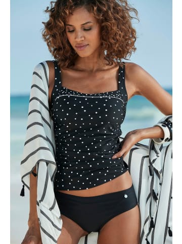 LASCANA Tankini-Top in schwarz-weiß