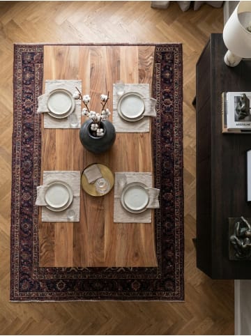 KADIMA DESIGN Esszimmertisch 140x80x76 cm Massivholz / Metall Esstisch