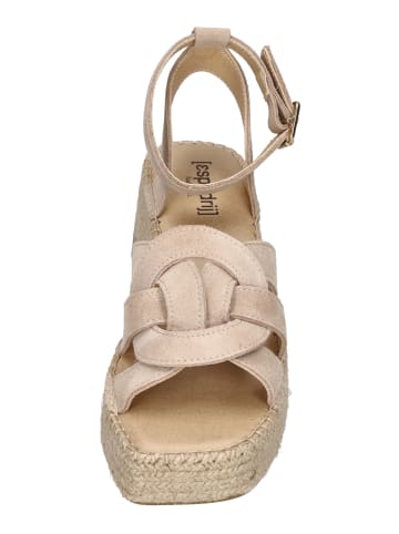 Espadrij l'orginale Sandaletten TOURS VELOUR HIGH in natur