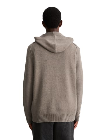 Marc O'Polo DENIM Bouclé-Strickhoodie regular in Dolphin