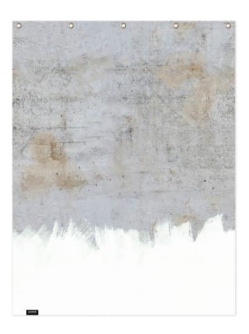 Juniqe Duschvorhang "Concrete Style" in Grau & Violett