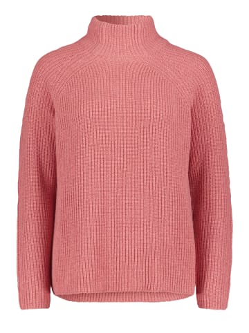 CARTOON Strickpullover langarm in Dark Pink Melange