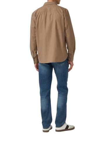 S.OLIVER RED LABEL Langarmhemd in Braun