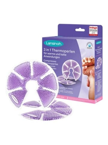 Lansinoh 2er-Pack Thera°Pearl® 3-in-1 ThermoPerlen in Lila