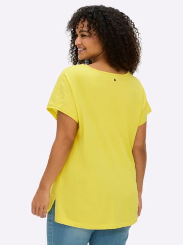 sheego Kurzarm-Shirt in limone