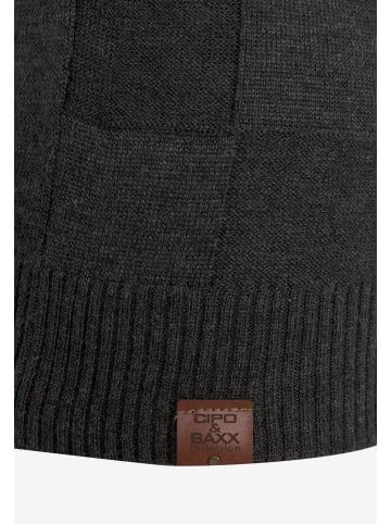 Cipo & Baxx Strickpullover in ANTHRACITE