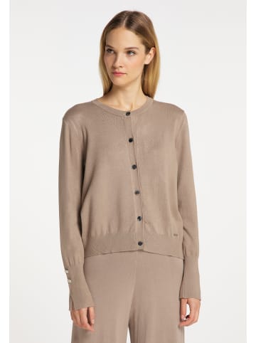 DreiMaster Damen Strickjacke in Taupe