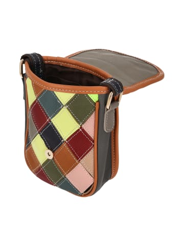 gaya Women Satchel in Lime Multicolor