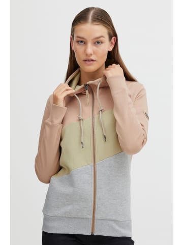 Oxmo Kapuzensweatjacke OXAggi in Rosa