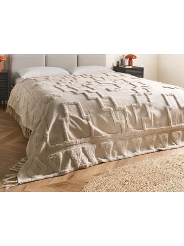 Beliani Kuscheldecke CHACK in Beige - (W) 200 x (H) 1 x (L) 220 cm