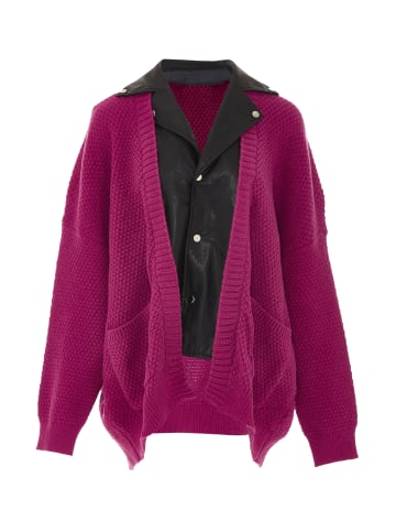 NAEMI Strickjacke in Violett