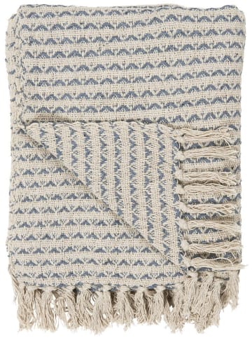 IB Laursen Plaid mit Muster in blau