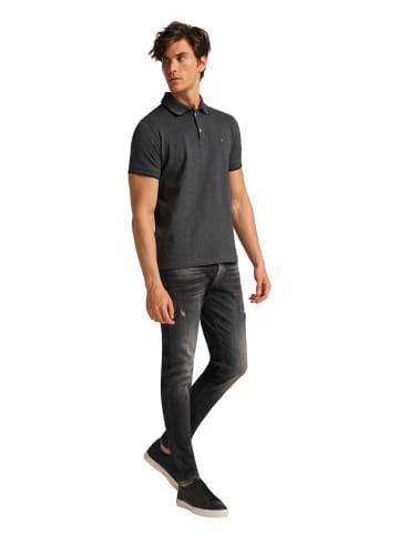 Carlo Colucci Poloshirt Colanera in Schwarz