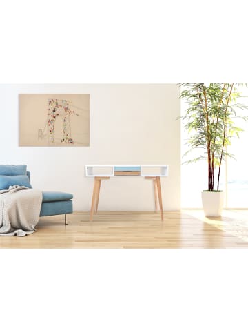 Kayoom Konsolentisch Megan Holz in weiß - blau - holz