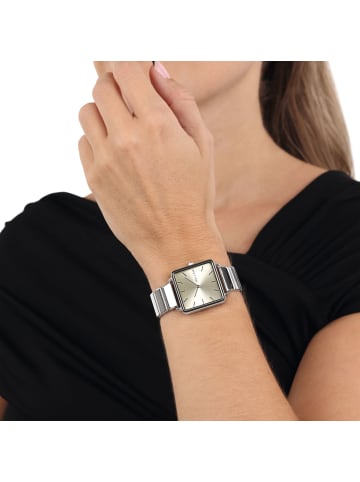 Noelani Quarzuhr Edelstahl, Edelstahl in Silber