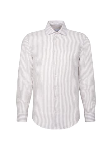 Seidensticker Leinenhemd Shaped in Beige