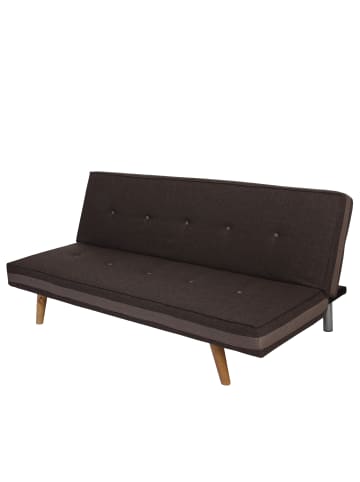 MCW 3er-Sofa Ninove, Textil, braun