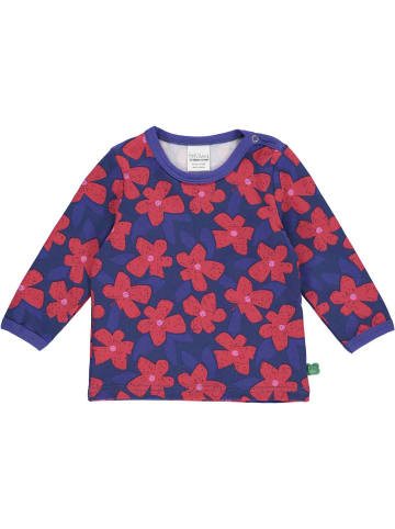 Fred´s World by GREEN COTTON Babylangarmshirt in blue/Lollipop/Fuchsia/blue