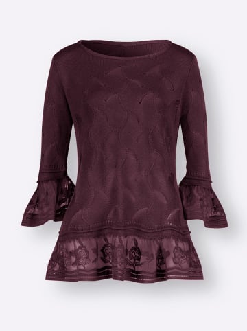 WITT WEIDEN Pullover in burgund