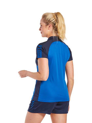 erima Damen Six Wings Poloshirt in new royal/new navy